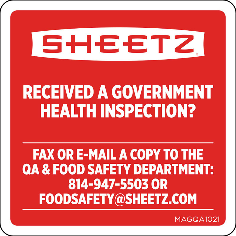 Quality Assurance Health Inspection Magnet