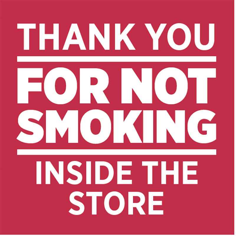 No Smoking Acrylic Sign